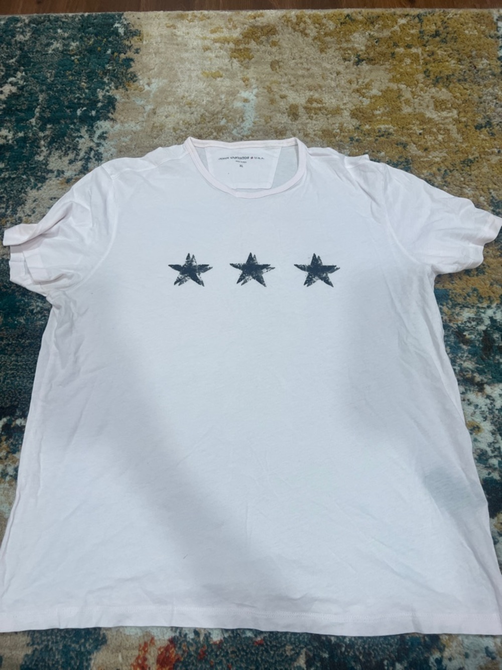 John Varvatos Pale Pink Crewneck Tee
